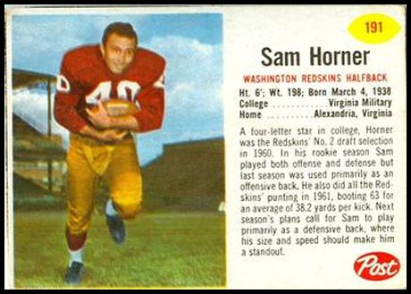 191 Sam Horner